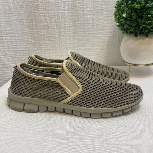 NoSox Men\'s Beige  Wino Mesh Casual Slip On Everyday Shoes Size  10 main image 3
